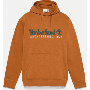 Timberland - Established 1973 Embroidered Logo Loopback Hoodie for Men in Brown, Man, Brown, Size: XXL Timberland - Established 1973 Embroidered Logo Loopback Hoodie for Men in Brown, Man, Brown, Size: XXL