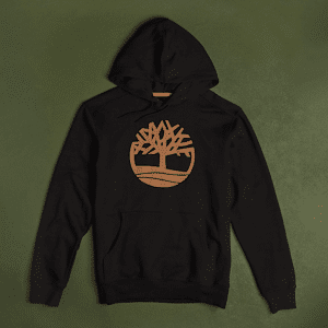 Timberland - Kennebec River Tree Logo Hoodie for Men in Black, Man, Black, Size: XL Timberland - Kennebec River Tree Logo Hoodie for Men in Black, Man, Black, Size: XL