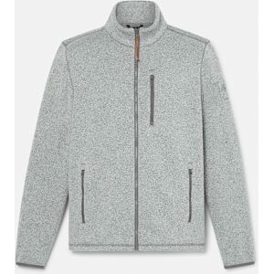 Timberland - Melange Fleece Jacket for Men in Dark Grey, Man, Grey, Size: XXL Timberland - Melange Fleece Jacket for Men in Dark Grey, Man, Grey, Size: XXL