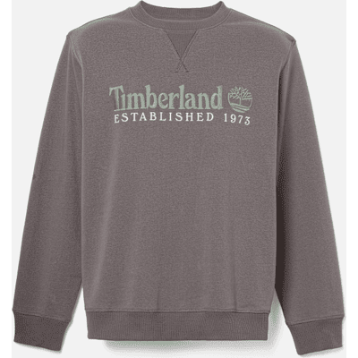 Timberland - Established 1973 Crewneck Sweatshirt for Men in Dark Grey, Man, Grey, Size: XXL Timberland - Established 1973 Crewneck Sweatshirt for Men in Dark Grey, Man, Grey, Size: XXL