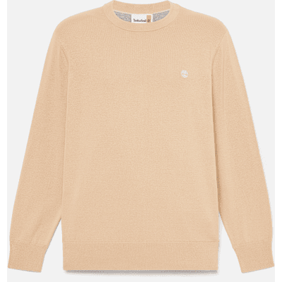 Timberland - Williams River Cotton Jumper for Men in Beige, Man, Beige, Size: XXL Timberland - Williams River Cotton Jumper for Men in Beige, Man, Beige, Size: XXL
