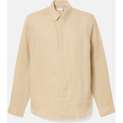 Timberland - Mill Brook Linen Shirt for Men in Beige, Man, Beige, Size: XXL Timberland - Mill Brook Linen Shirt for Men in Beige, Man, Beige, Size: XXL