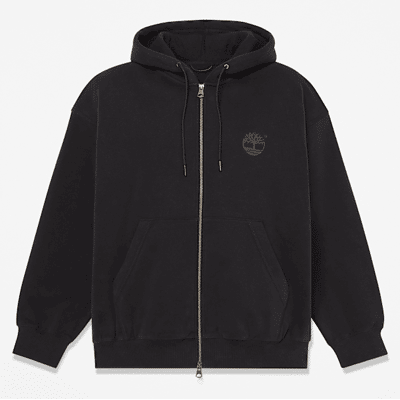 Timberland - Iconic Full-Zip Hoodie for Men in Black, Man, Black, Size: XXL Timberland - Iconic Full-Zip Hoodie for Men in Black, Man, Black, Size: XXL