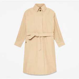 Timberland - Water-Repellent Long Mac Coat for Women in Beige, Woman, Beige, Size: XS Timberland - Water-Repellent Long Mac Coat for Women in Beige, Woman, Beige, Size: XS