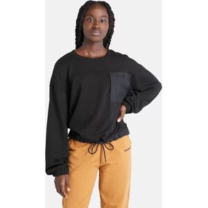 Timberland Bold Beginnings Crewneck Sweatshirt For Women In Black Black, Size L