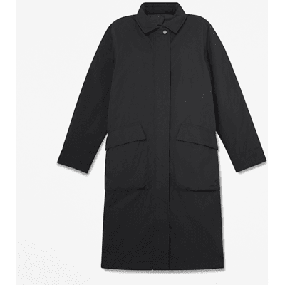 Timberland - Water Repellent Insulated Long Coat for Women in Black, Woman, Black, Size: XS Timberland - Water Repellent Insulated Long Coat for Women in Black, Woman, Black, Size: XS