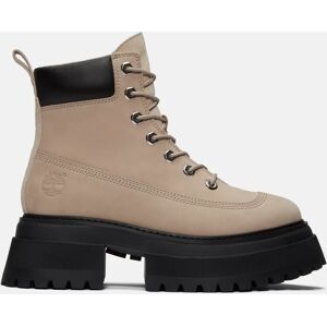 Timberland Sky 6 Inch Lace-up Boot For Women In Beige Beige, Size 3.5