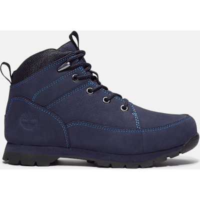 Timberland - Euro Rock Boot for Junior in Dark Blue, Blue, Size: 4 Timberland - Euro Rock Boot for Junior in Dark Blue, Blue, Size: 4
