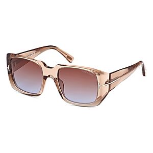 Tom Ford Ryder-02 Square Sunglasses, 51mm  - Tan/Brown Gradient