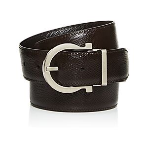 Salvatore Ferragamo Men's Reversible Leather Belt  - Black/Brown - Size: 85 cm / 34 inmale