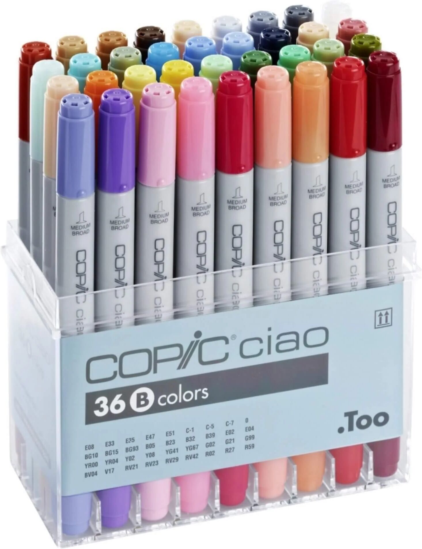 COPIC Ciao Marker Set of 36 Colours Set B