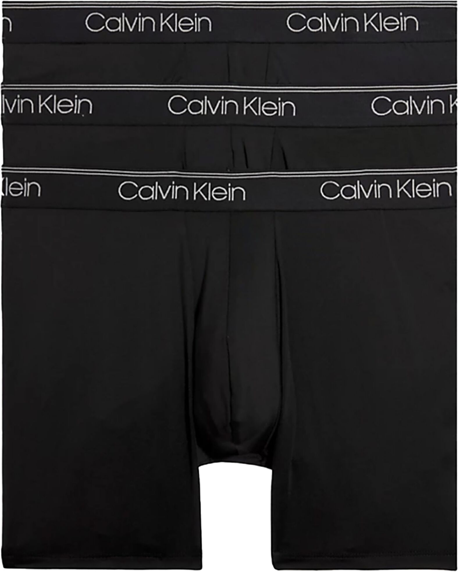 Calvin Klein Underwear 3 Pack Boxer Briefs - Black  - Size: Medium