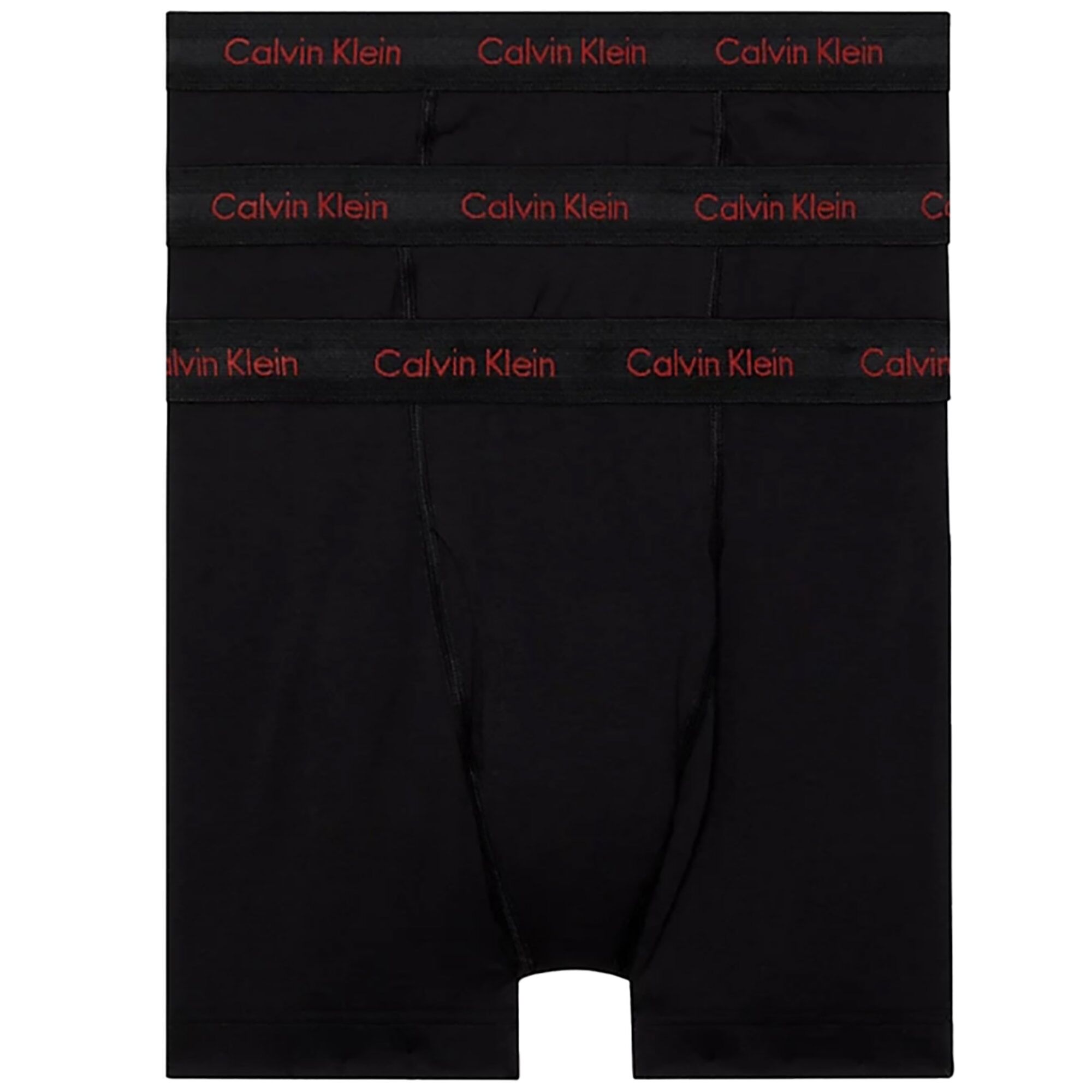 Calvin Klein Underwear 3 Pack Boxer Briefs - Black  - Size: Large