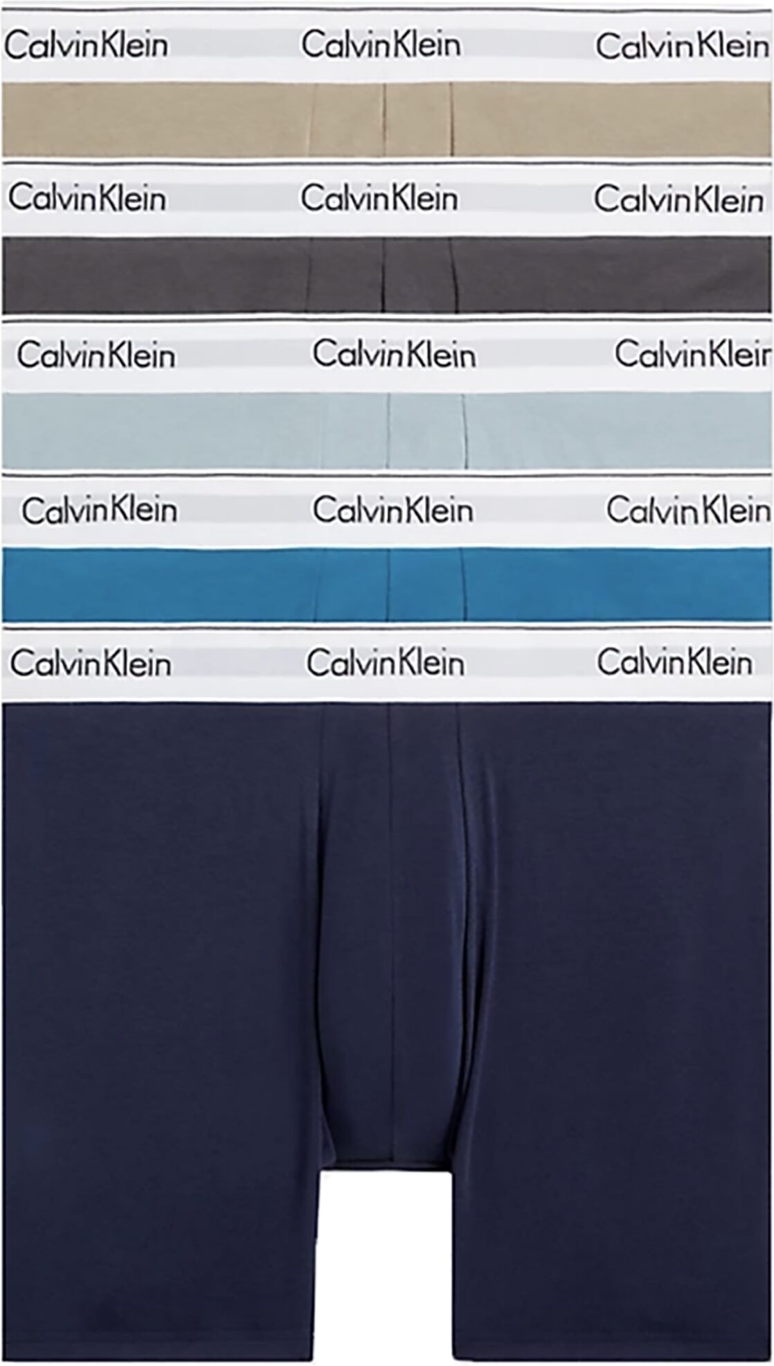 Calvin Klein Underwear 5 Pack Boxer Briefs - Multi  - Size: 2X-Large