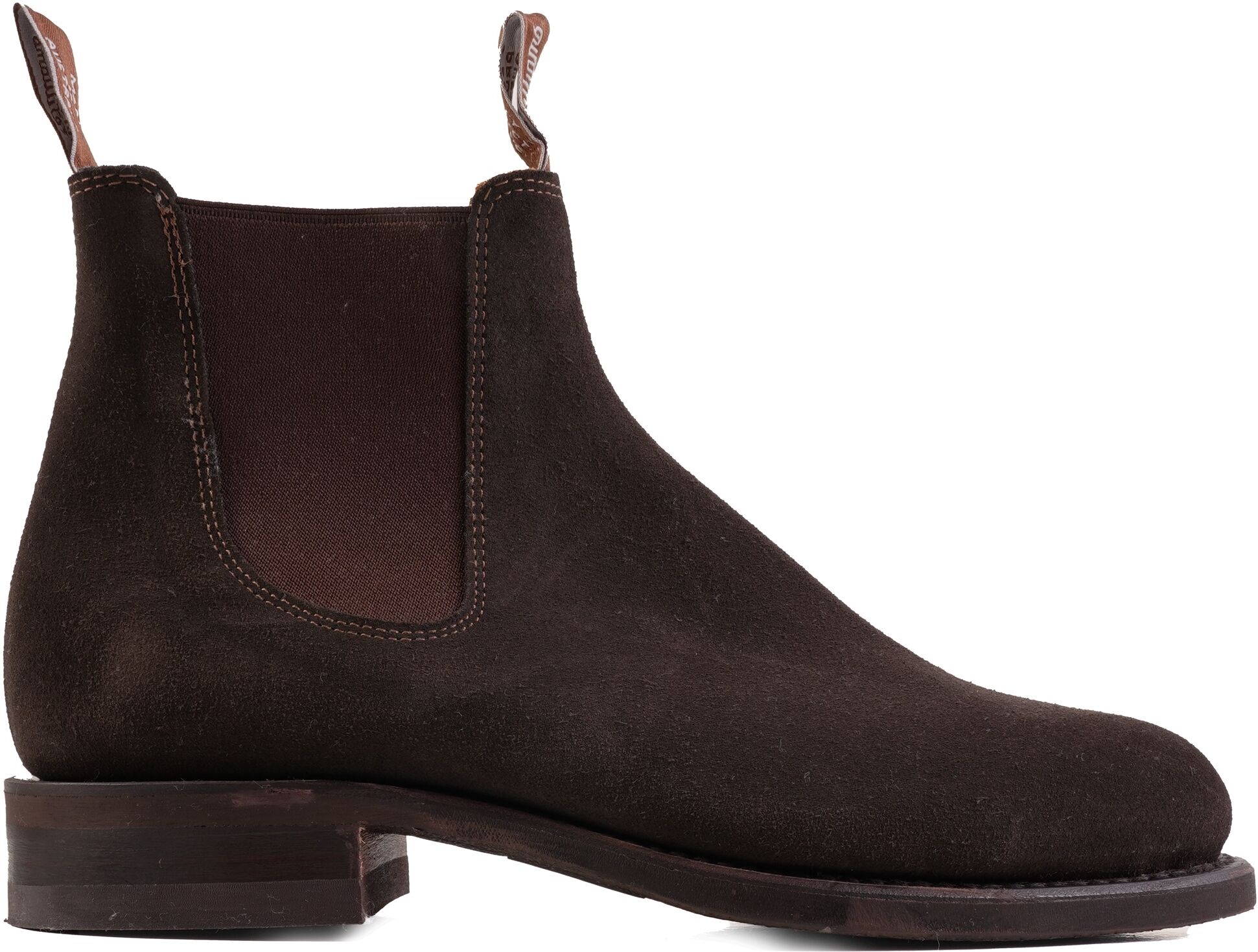 R.M. Williams Comfort Turnout Suede Chelsea Boots - Brown - Size: UK 9.5