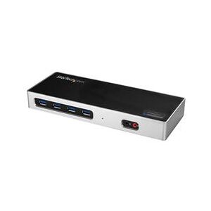 StarTech.com Dual 4K Docking Station, Mac & Windows - USB-A & USB-C Dock, Dual 4K60 DP & HDMI (DK30A2DH)