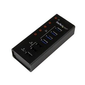 StarTech.com 4 Port USB 3.0 Hub plus 3 Dedicated USB Charging Ports (2 x 1A & 1 x 2A) (ST4300U3C3)