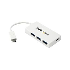 StarTech.com 4 Port USB C Hub - C to C & A (HB30C3A1CFBW)