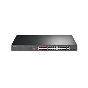 TP LINK TL-SL1226P 24-Port 10/100 Mbps + 2-Port Gigabit Rack Switch (TL-SL1226P)