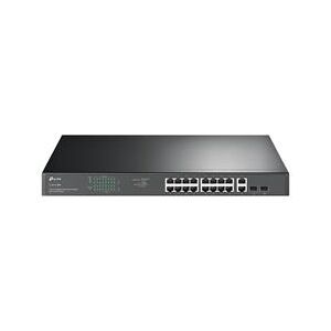 TP LINK 18-Port Gigabit Rackmount Switch With 16 PoE+ (TL-SG1218MP)