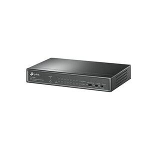TP LINK TL-SF1009P Switch - Unmanaged - 8x 10/100 (PoE+) + 1x 10/100 PoE+ (65 W) (TL-SF1009P)
