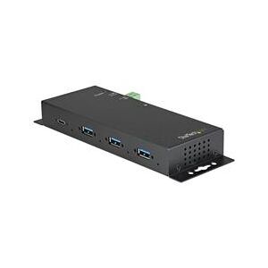 StarTech.com 4 Port USB C Hub 10Gbps - Metal Industrial USB Type-C Hub (HB31C3A1CME)