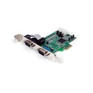 StarTech.com 2 Port Native PCI Express RS232 Serial Adapter Card with 16550 UART (PEX2S553)