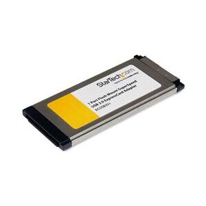 StarTech.com 1 Port Flush Mount ExpressCard SuperSpeed USB 3.0 Card Adapter with UASP Support (ECUSB3S11)