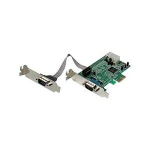 StarTech.com 2 Port Low Profile Native RS232 PCI Express Serial Card with 16550 UART (PEX2S553LP)