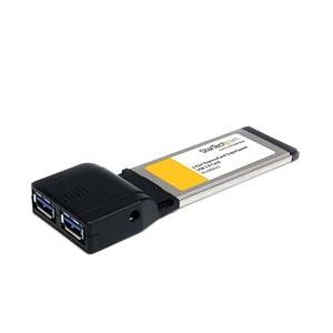 StarTech.com 2 Port ExpressCard SuperSpeed USB 3.0 Card Adapter with UASP Support (ECUSB3S22)