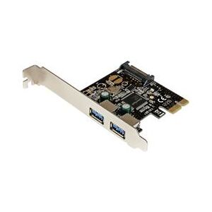 StarTech.com 2 Port PCI Express PCIe SuperSpeed USB 3.0 Controller Card w/ SATA Power (PEXUSB3S23)