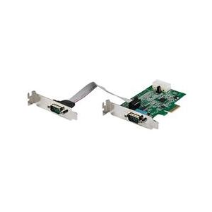 StarTech.com 2 Port RS232 Serial Adapter Card with 16950 UART - 921.4Kbps (PEX2S953LP)