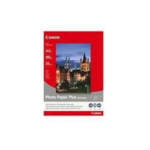 Canon Photo Paper Plus SG-201 - Semi-gloss photo paper - A4 (210 x 297 mm) - 260 g/m2 - 20 sheets (1686B021)