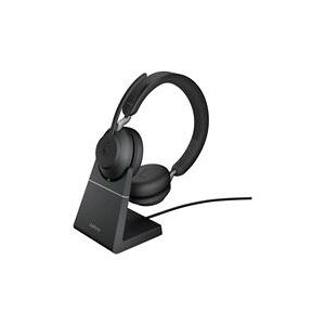Jabra Evolve2 65 USB-A MS Stereo Headset with Desk Stand - Black (26599-999-989)