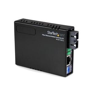 StarTech.com 10/100 Ethernet to Multi Mode Fiber Media Converter SC 2 km (MCM110SC2GB)