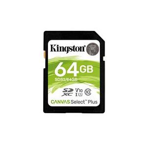 Kingston 64GB Canvas Select Plus SD Card (SDS2/64GB)