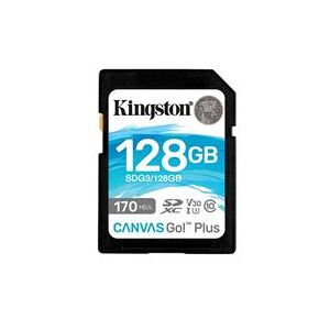 Kingston 128GB SDXC CanvasGo Plus SD Card (SDG3/128GB)