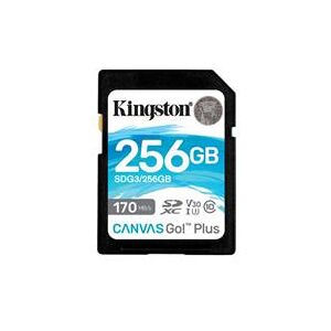 Kingston 256GB SDXC CanvasGo Plus SD Card (SDG3/256GB)