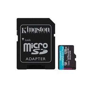 Kingston 128GB microSD CanvasGo Plus Card (SDCG3/128GB)