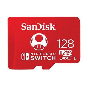 WD SanDisk 128GB microSDXC UHS-I card for Nintendo Switch (SDSQXAO-128G-GNCZN)