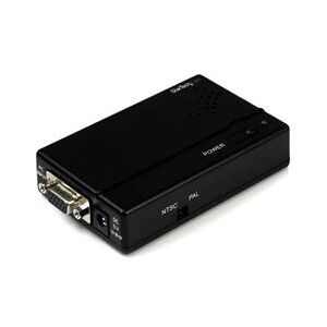 StarTech.com High Resolution VGA to Composite (RCA) or S-Video Converter - PC to TV (VGA2VID)