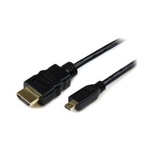 StarTech.com 1m High Speed HDMI Cable with Ethernet - HDMI to HDMI Micro - M/M (HDADMM1M)