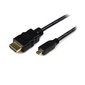 StarTech.com 0.5m High Speed HDMI Cable with Ethernet - HDMI to HDMI Micro - M/M (HDADMM50CM)
