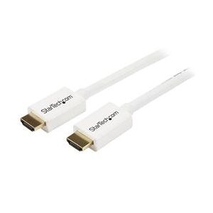 StarTech.com 3m (10 ft) White CL3 In-wall High Speed HDMI Cable - Ultra HD 4k x 2k HDMI Cable (HD3MM3MW)