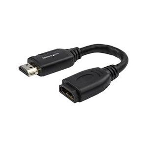StarTech.com 6in High Speed HDMI 2.0 Port Saver Cable with 4K 60Hz - Grip (HD2MF6INL)