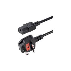 StarTech.com UK Computer Power Cable, 18AWG (BS13U-1M-POWER-LEAD)