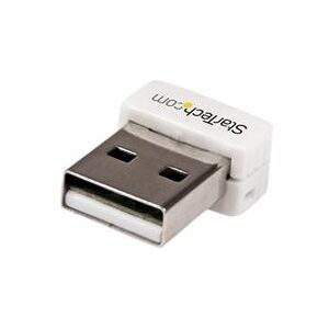 StarTech.com USB 150Mbps Mini Wireless N Network Adapter - 802.11n/g 1T1R USB WiFi Adapter - White (USB150WN1X1W)