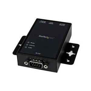 StarTech.com 1 Port RS232 Serial to IP Ethernet Converter / Device Server - Aluminum (NETRS2321P)