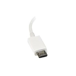 StarTech.com 5in White Micro USB to USB OTG Host Adapter M/F (UUSBOTGW)