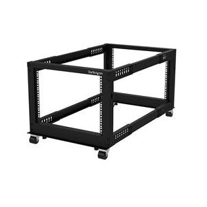 StarTech.com 8U Open Frame Rack - 4 Post - 22-40 in. Adjustable Depth (4POSTRACK8U)